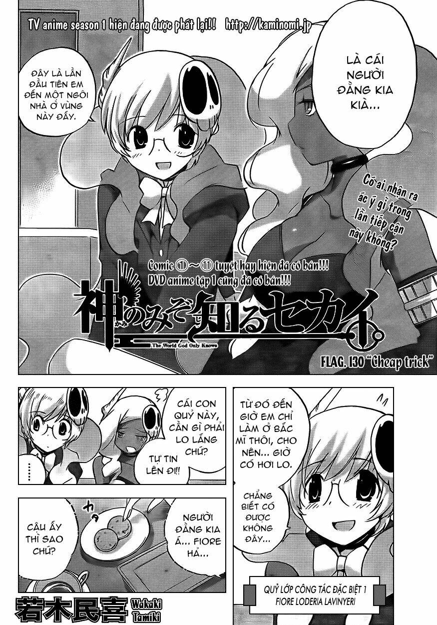 The World God Only Knows - Kami nomi zo Shiru Sekai Chapter 130 - Trang 2